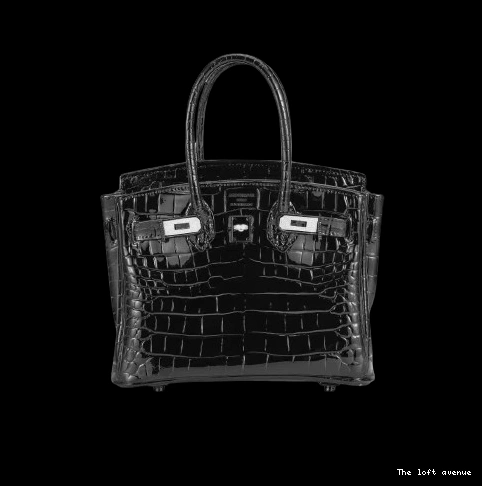 FLOWER BAG VASE BLACK BIRKIN 0815